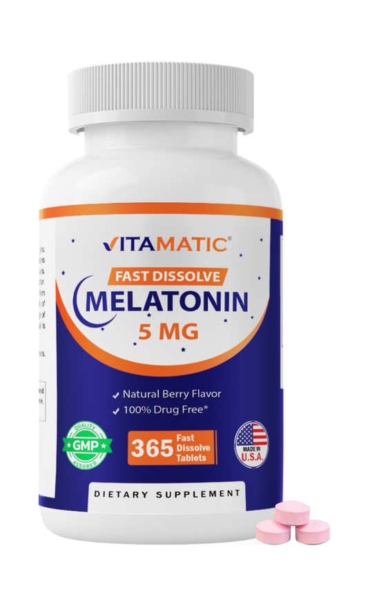 Melatonin 5 mg - 365 Fast Dissolve Tablets