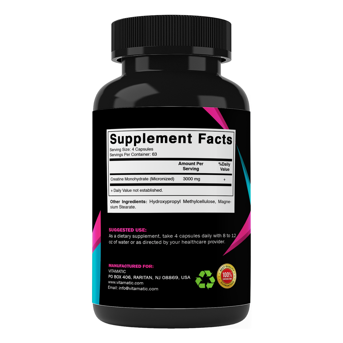 Micronized Creatine Monohydrate Capsules