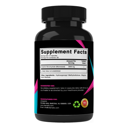 Micronized Creatine Monohydrate Capsules