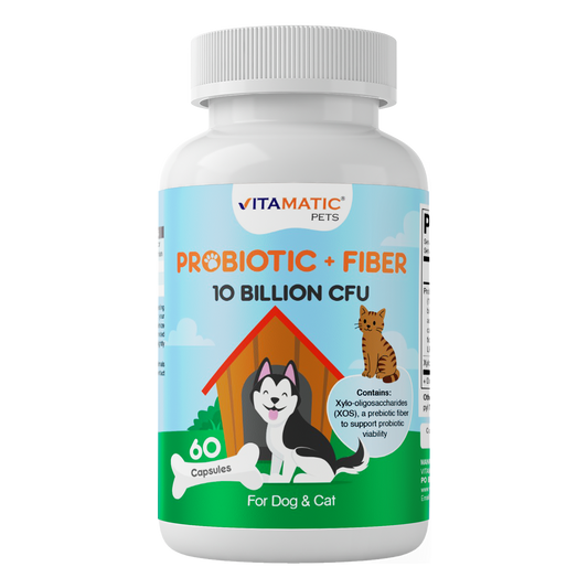 Probiotic + Fiber for Dogs & Cats Capsules
