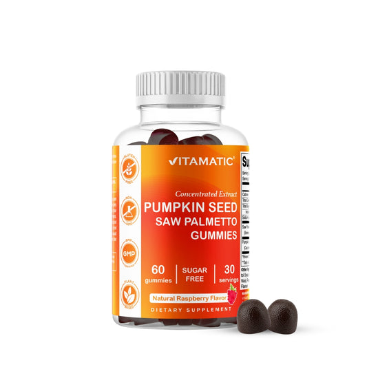 Vitamatic Pumpkin Seed 20:1 Extract Gummies, Sugar Free, 60ct