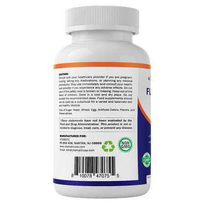 Vitamatic Flaxseed Oil 1200mg Supplement, 120 Softgels