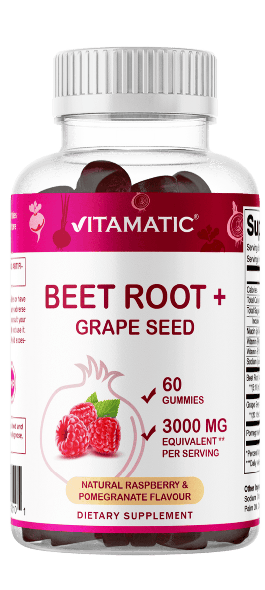 Beet Root 3000mg Equivalent Per Serving - 60 Gummies