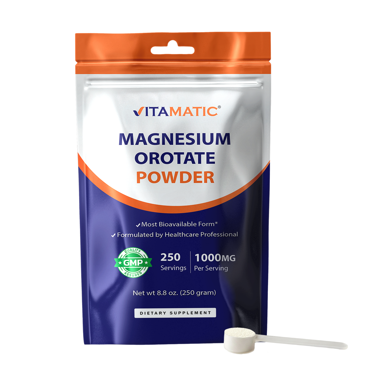 Magnesium Orotate 1000 mg per Serving 250 Grams - 250 Servings