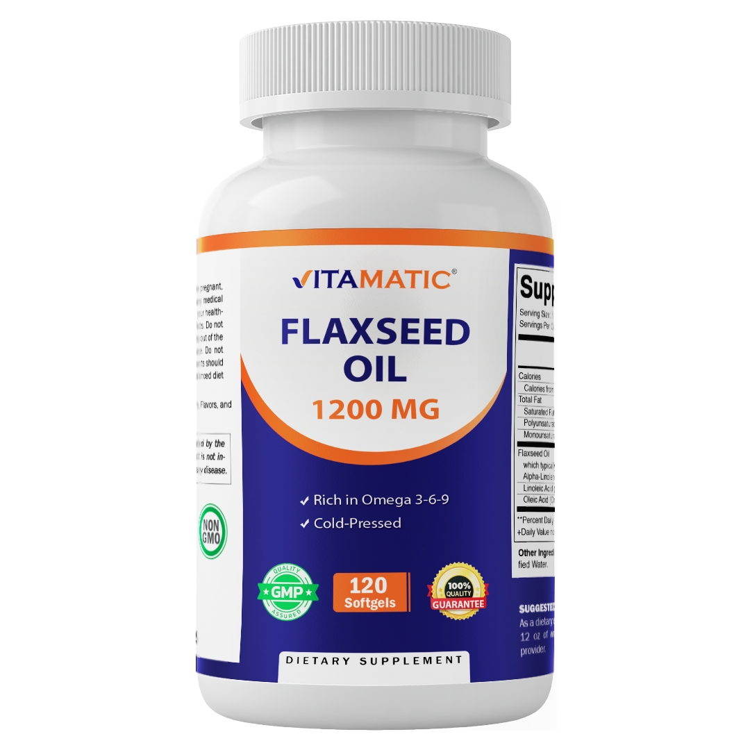 Flaxseed Oil 1200 mg 120 Softgels