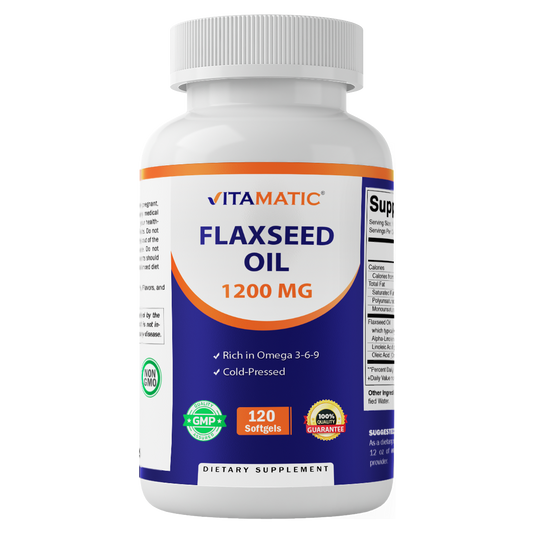 Flaxseed Oil 1200 mg 120 Softgels