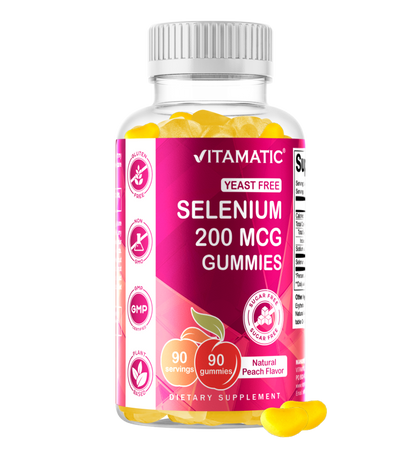 Sugar Free Yeast Free Selenium 200 mcg - 90 Gummies