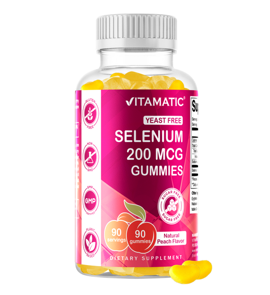 Sugar Free Yeast Free Selenium 200 mcg - 90 Gummies