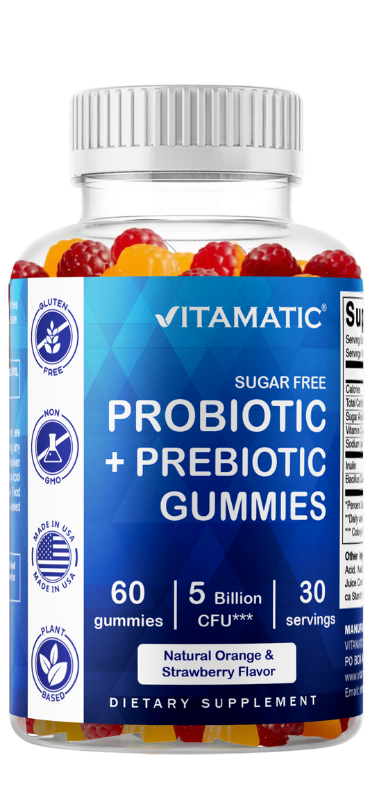 Sugar Free Probiotic 5 Billion - 60 Vegan Gummies