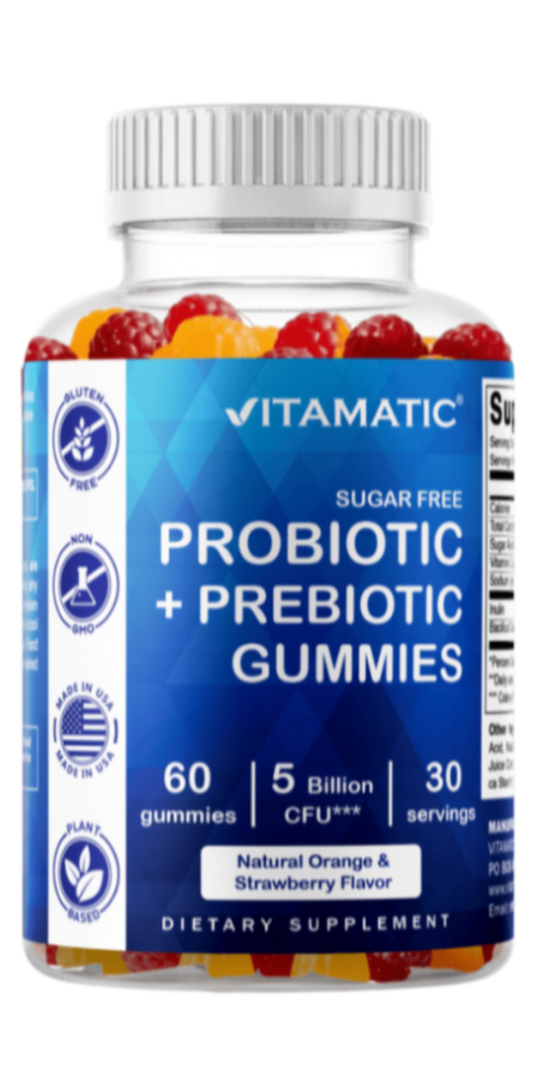 Sugar Free Probiotic 5 Billion - 60 Vegan Gummies