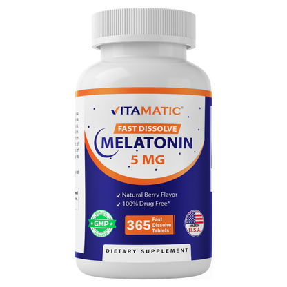 Melatonin 5 mg - 365 Fast Dissolve Tablets
