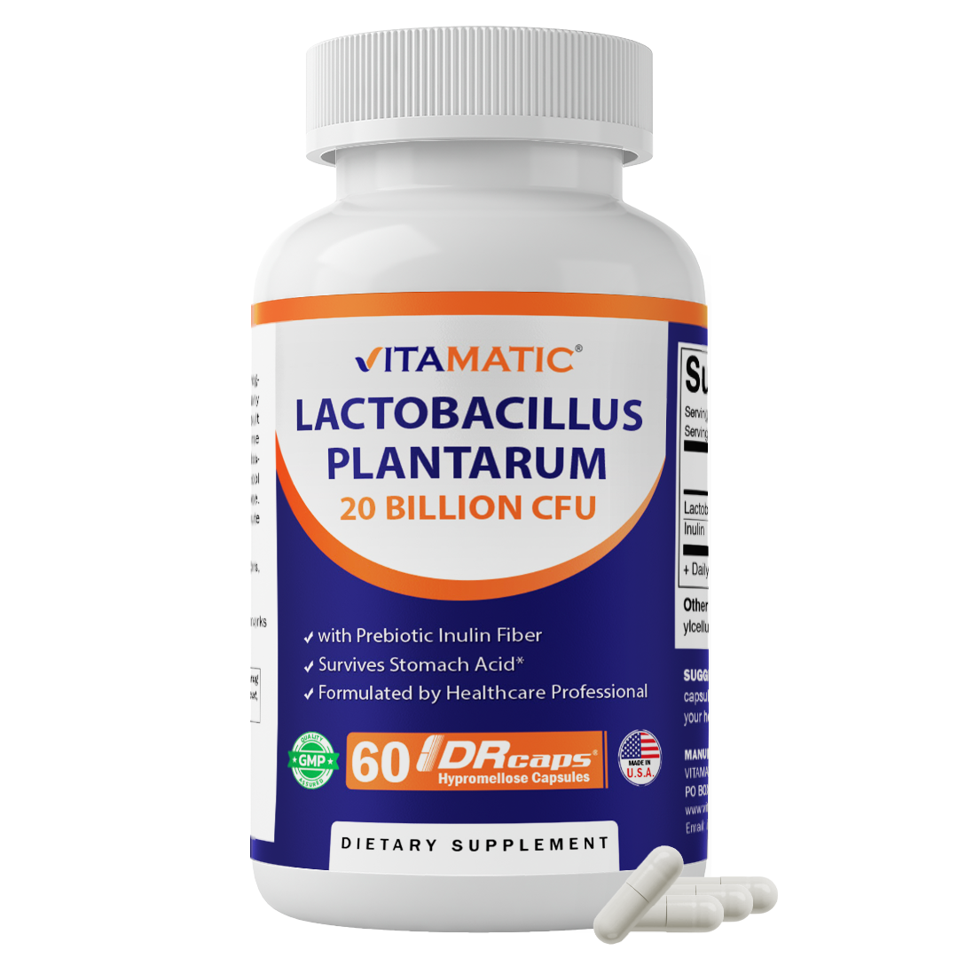 Lactobacillus Plantarum 20 Billion - 60 DR Capsule