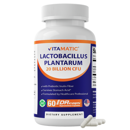 Lactobacillus Plantarum 20 Billion - 60 DR Capsule