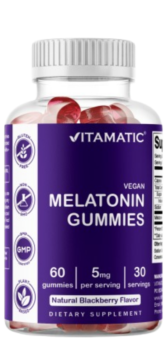 Melatonin 5 mg 60 Vegan Gummies