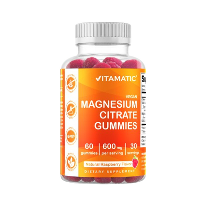Magnesium Citrate 600mg 60 Vegan Gummies