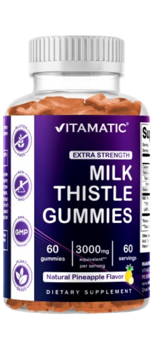 Milk Thistle Gummies 3000mg - 60 Gummies