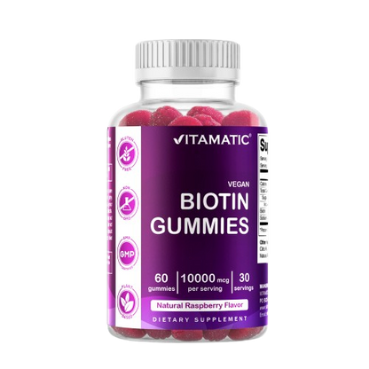 Biotin 10,000 mcg 60 Vegan Gummies
