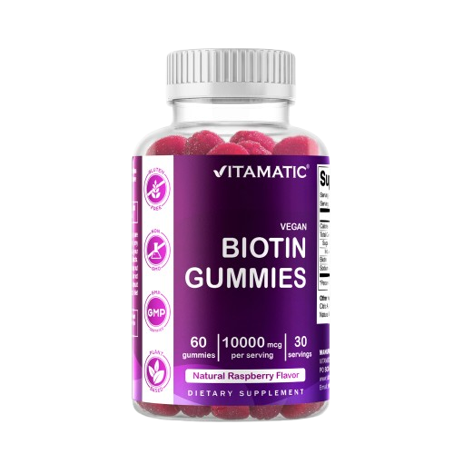 Biotin 10,000 mcg 60 Vegan Gummies