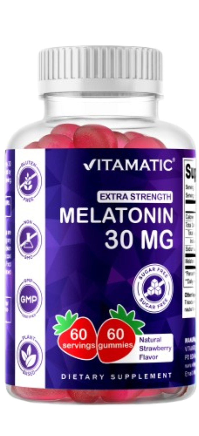 Sugar Free Melatonin 30mg - 60 Gummies