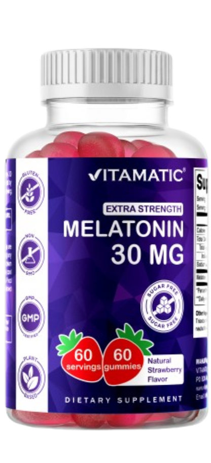 Sugar Free Melatonin 30mg - 60 Gummies