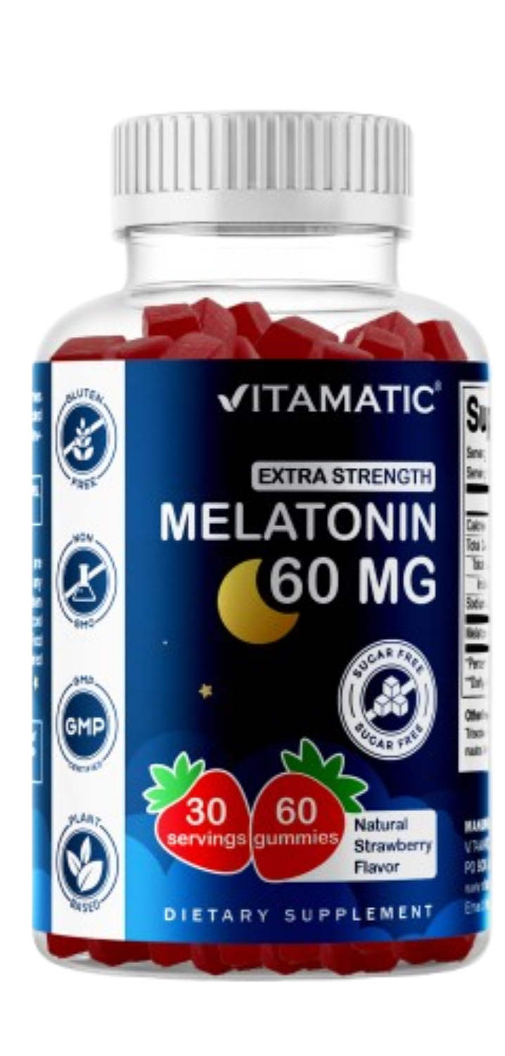 Sugar Free Melatonin 60mg - 60 Gummies