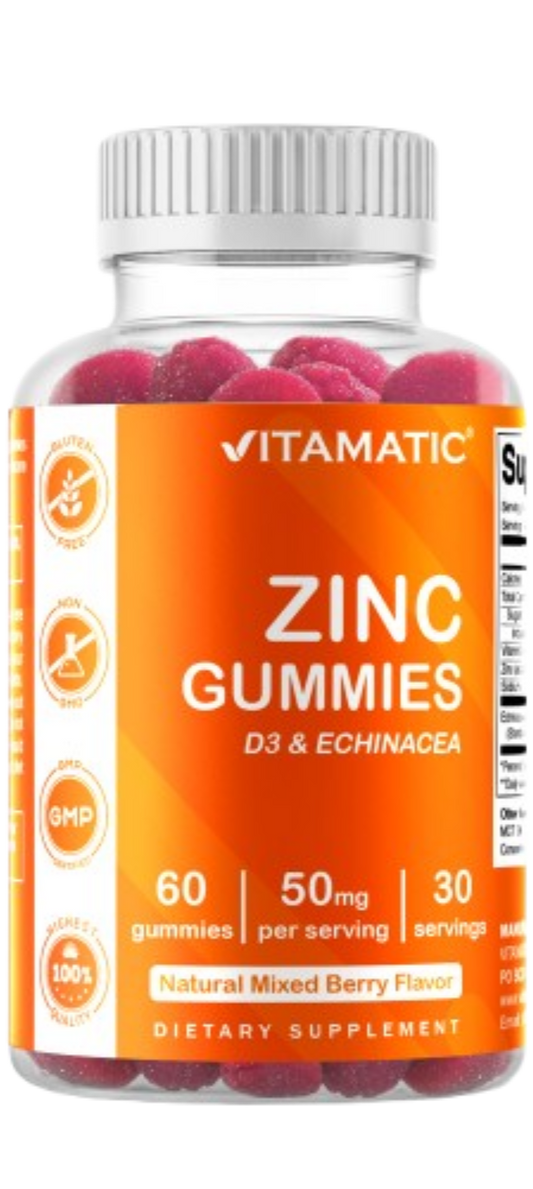 Zinc 50 mg - 60 Vegan Gummies