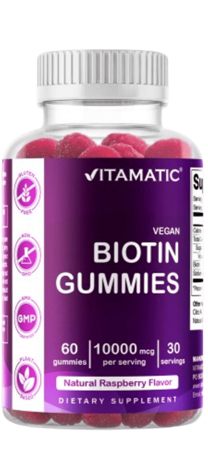 Biotin 10,000 mcg 60 Vegan Gummies