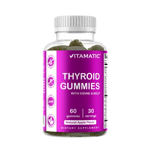 Thyroid Support with Kelp & Iodine - 60 Gummies