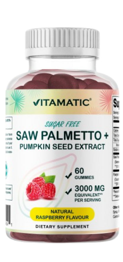 Sugar Free Saw Palmetto with Pumpkin Seed 3000 mg  - 60 Gummies