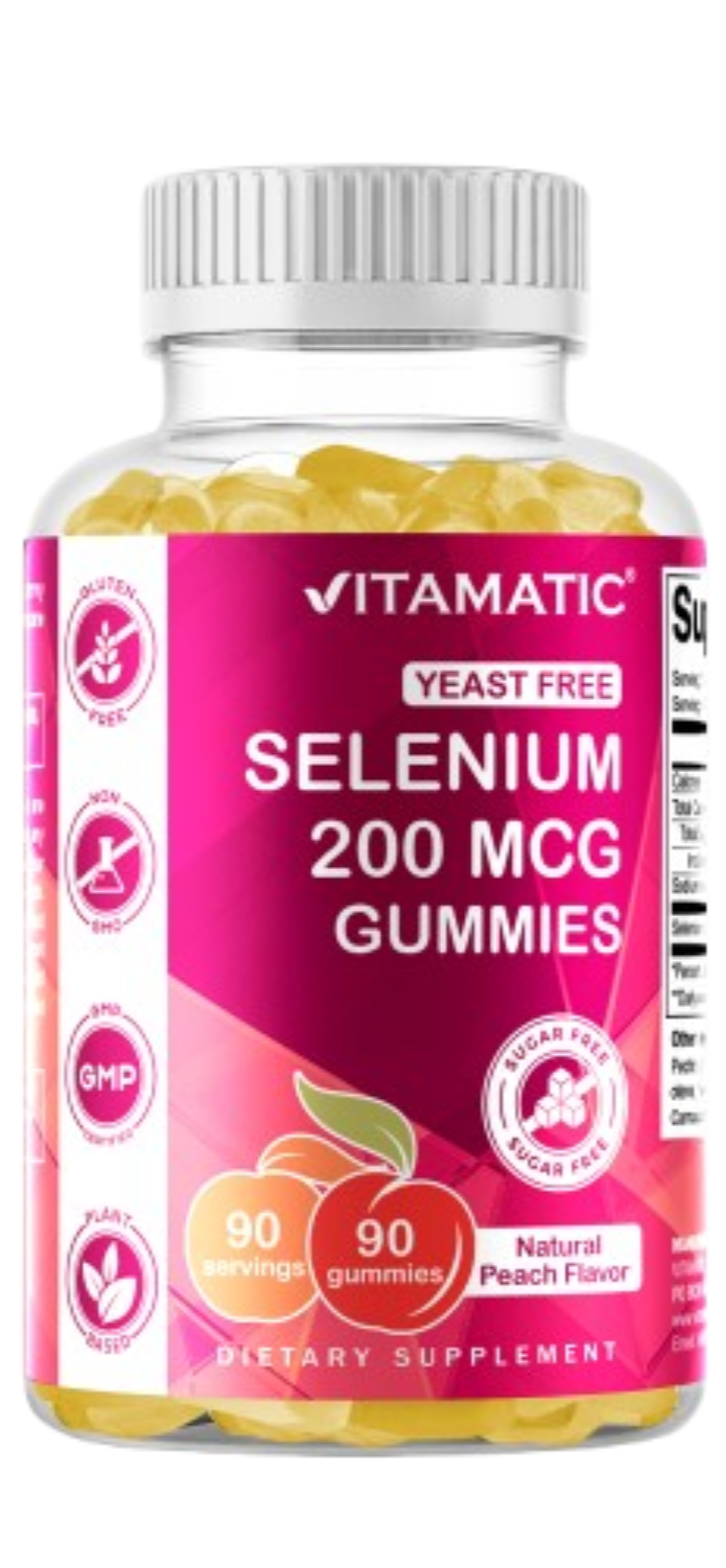 Sugar Free Yeast Free Selenium 200 mcg - 90 Gummies