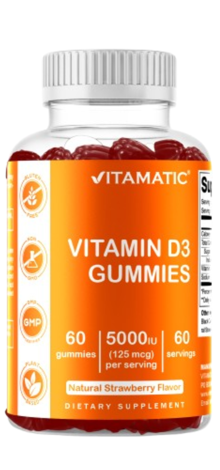 Vitamin D3 5000 IU - 60 Gummies
