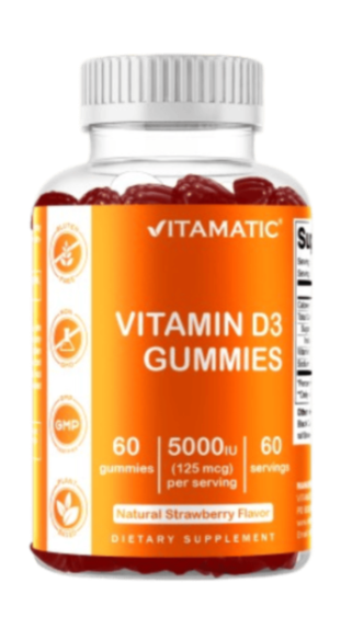 Vitamin D3 5000 IU - 60 Gummies