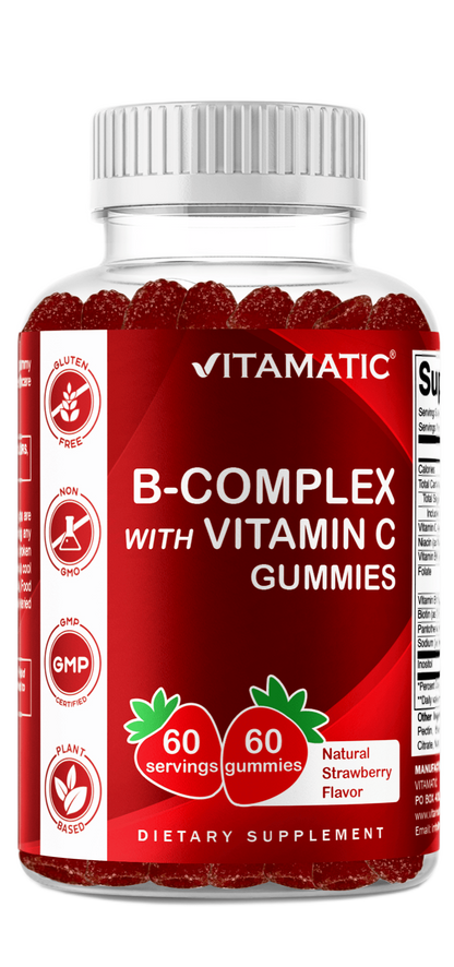 B-Complex with Vitamin C | 60 Gummies