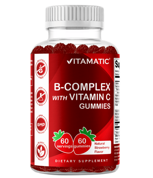 B-Complex with Vitamin C | 60 Gummies