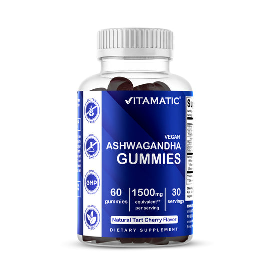 Ashwagandha 1500mg 60 Vegan Gummies