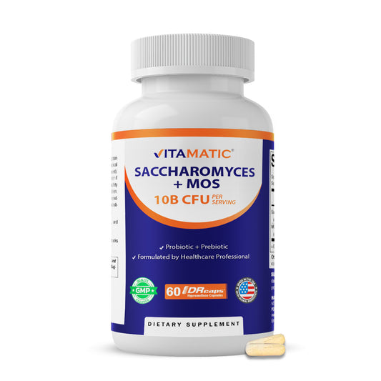 Vitamatic Lactoferrin 250mg Supplement, 60 Veg Capsules
