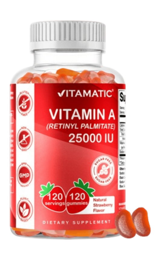 Sugar Free Vitamin A 25000 IU - 120 Gummies