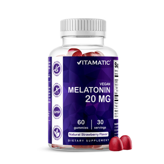 Melatonin 20mg - 60 Vegan Gummies