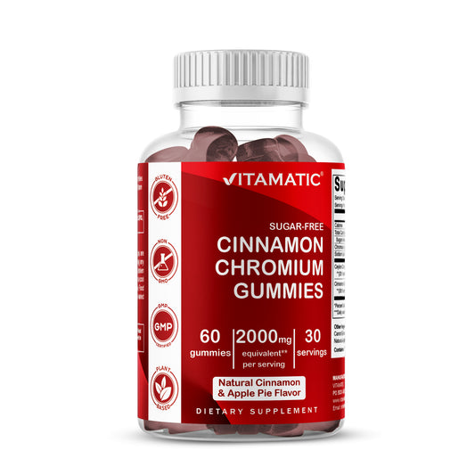 Sugar Free Cinnamon with Chormium 60 Gummies