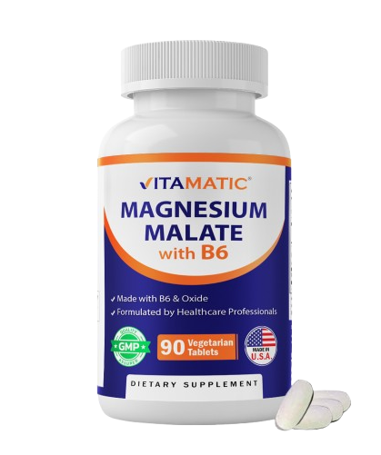Magnesium Malate 2000mg 90 Vegetarian Tablets