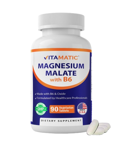 Magnesium Malate 2000mg 90 Vegetarian Tablets