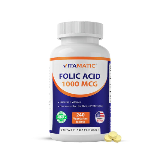 Vitamatic Folic Acid 1 mg Supplement, 240 Tablets