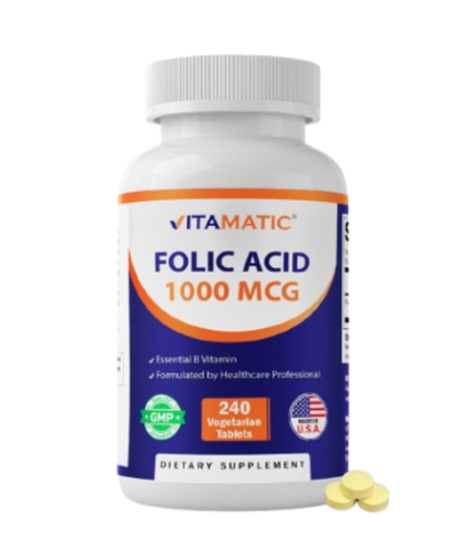 Folic Acid 1 mg - 240 Tablets