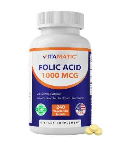 Folic Acid 1 mg - 240 Tablets