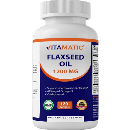 Flaxseed Oil 1200 mg 120 Softgels