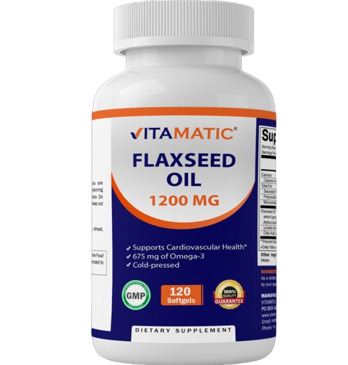 Flaxseed Oil 1200 mg 120 Softgels