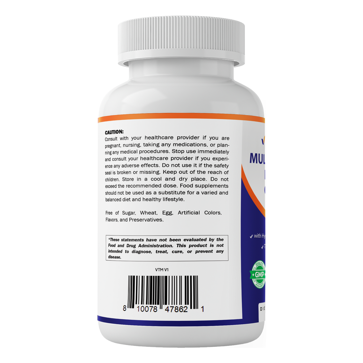 Vitamatic Multi Collagen Peptides Complex, 240 Capsules
