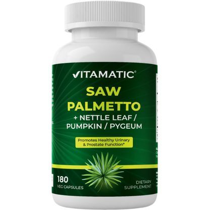 Saw Palmetto Extract for Men & Women 180 Veg Capsules