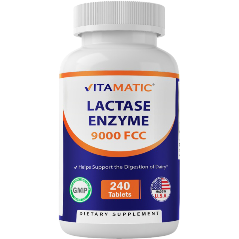 Lactase Enzyme 9000 FCC - 240 Tablets