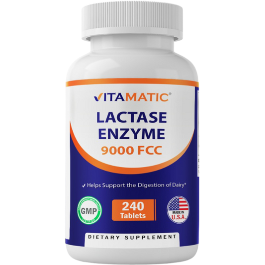 Lactase Enzyme 9000 FCC - 240 Tablets